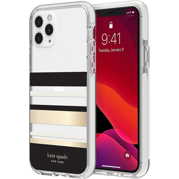 kate spade new york Park Stripe Case for iPhone 11 Pro - Defensive Hardshell - Picture 1 of 3